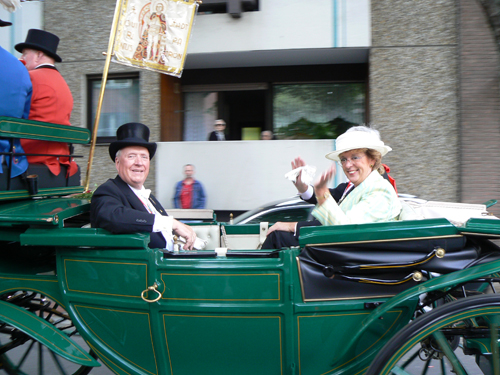 Königin in der Kutsche